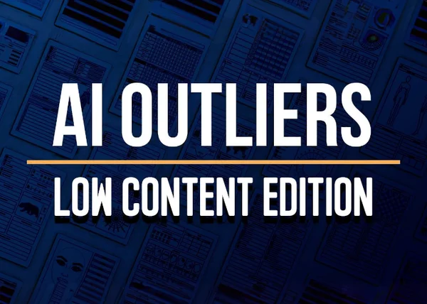AI Outliers: Low-Content Edition – Riccardo Mazza - copertina corso