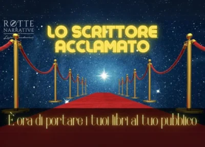 Lo Scrittore Acclamato – Rotte Narrative - copertina corso