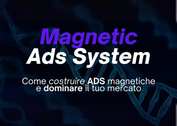 Magnetic Ads System – Antonio Calzolaro - copertina corso