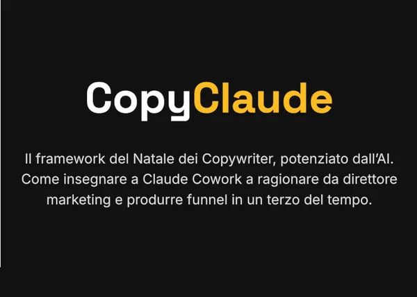Copy Claude – Solutzione (Michael Sainville) - copertina corso