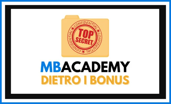 MBAcademy DIETRO I BONUS di Nicholas Bianconi - copertina corso