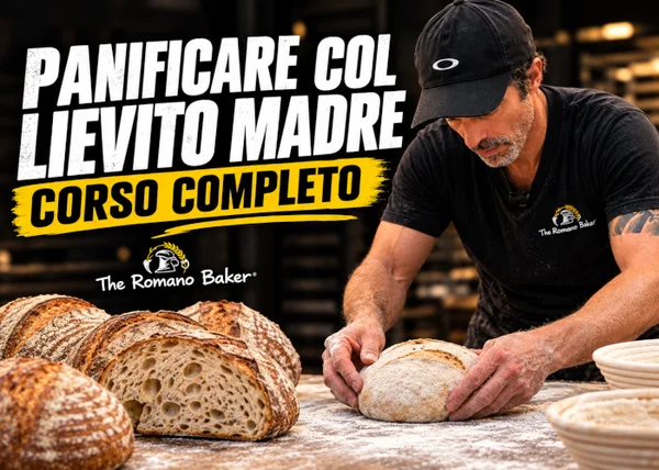 Panificare col Lievito Madre – The Romano Baker - copertina corso