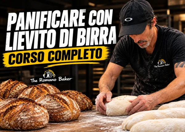 Panificare con Lievito di Birra: Corso completo – The Romano Baker - copertina corso